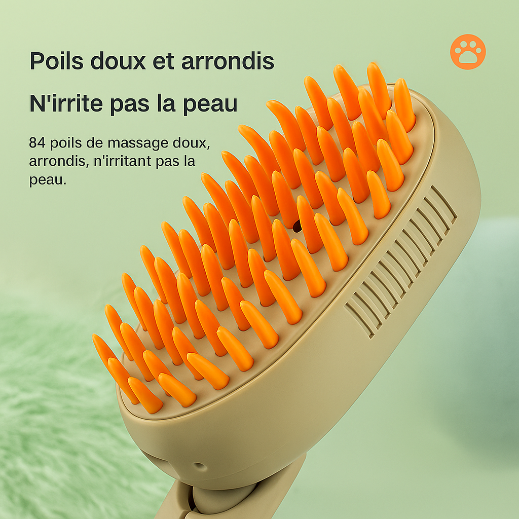 Brosse Magique 3-en-1 pour Chats