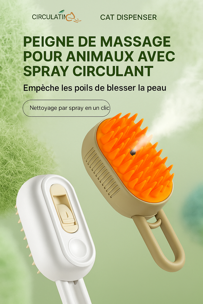 Brosse Magique 3-en-1 pour Chats