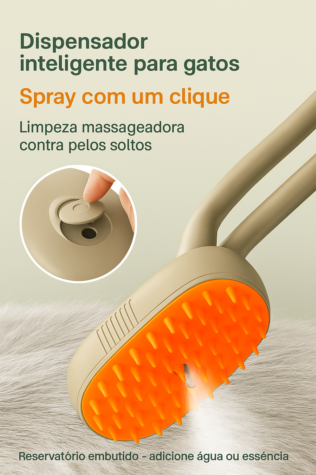 Brosse Magique 3-en-1 pour Chats