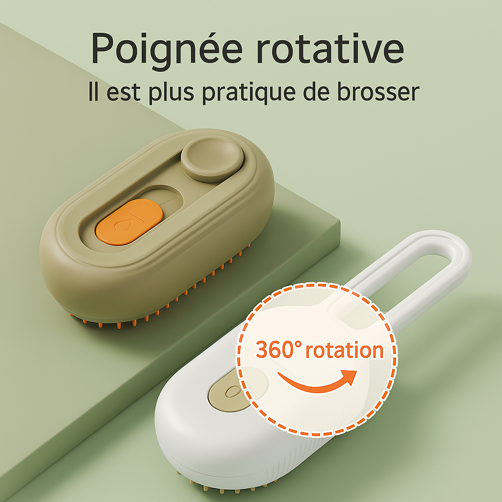 Brosse Magique 3-en-1 pour Chats