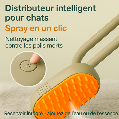 Brosse Magique 3-en-1 pour Chats