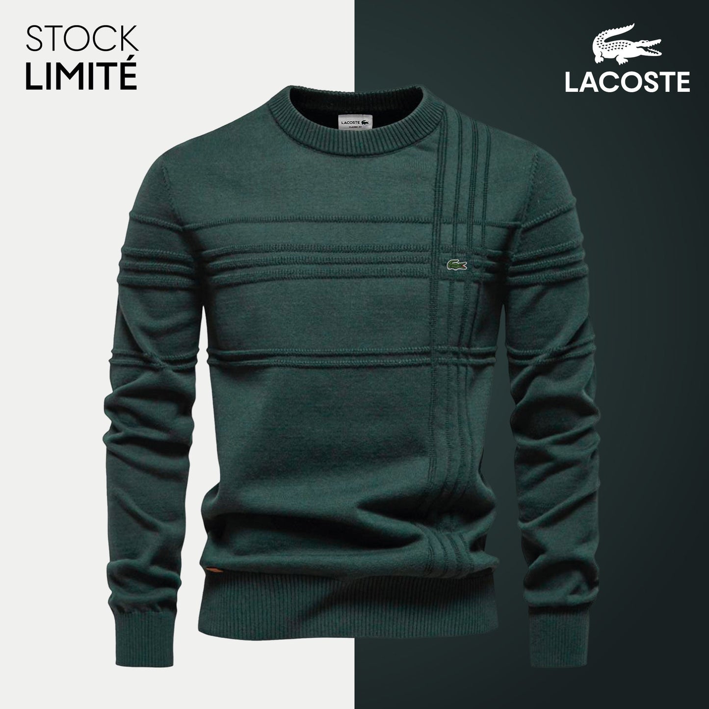 Pull Homme Texturé LC™ (DÉSTOCKAGE)