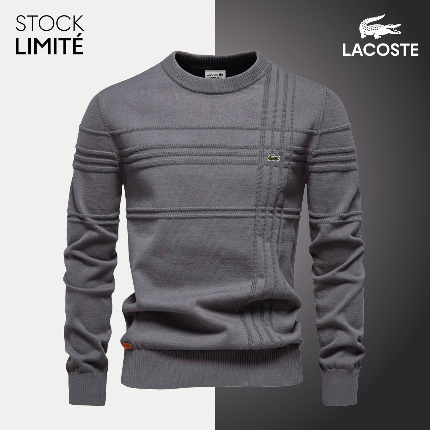 Pull Homme Texturé LC™ (DÉSTOCKAGE)