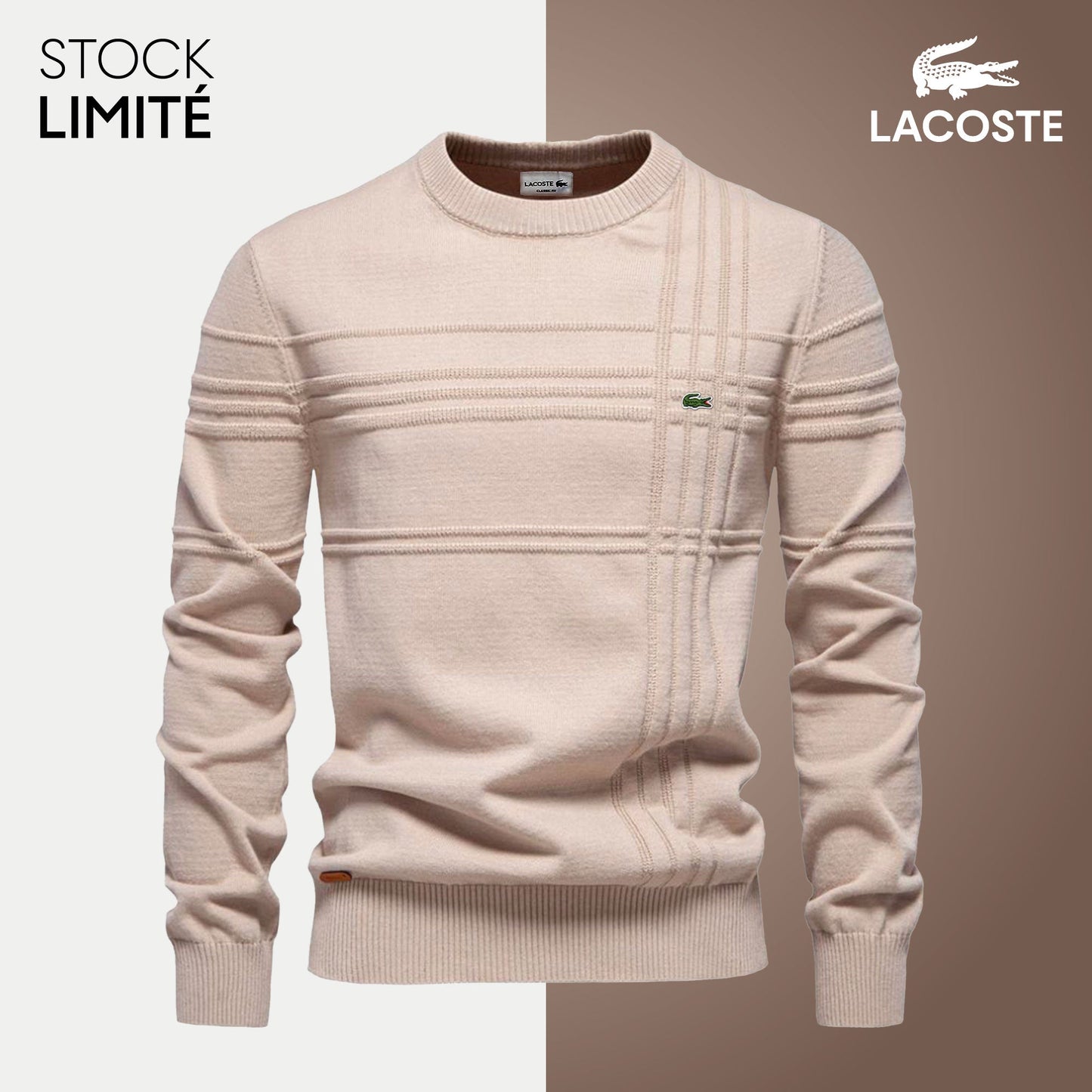 Pull Homme Texturé LC™ (DÉSTOCKAGE)
