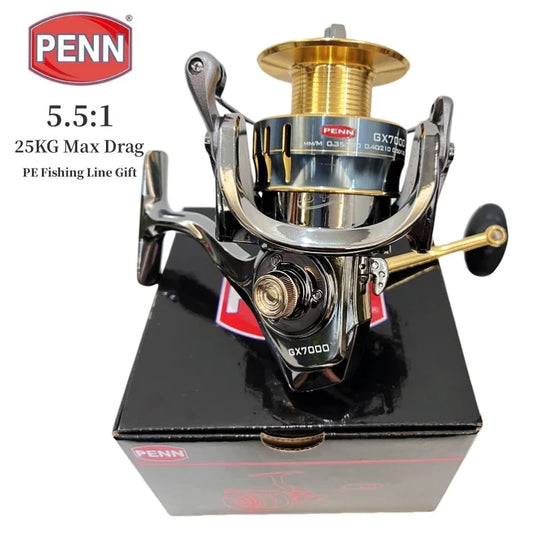 Moulinet PENN 25Kg Drag 13+1 Roulements + 100M de Ligne Gratuite